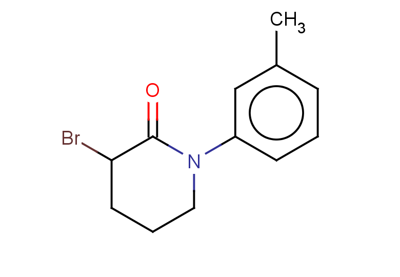 3-bromo-1-(3-methylphenyl)piperidin-2-one
