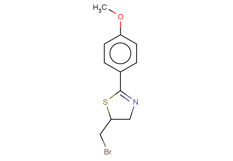 5-(bromomethyl)-2-(4-methoxyphenyl)-4,5-dihydro-1,3-thiazole