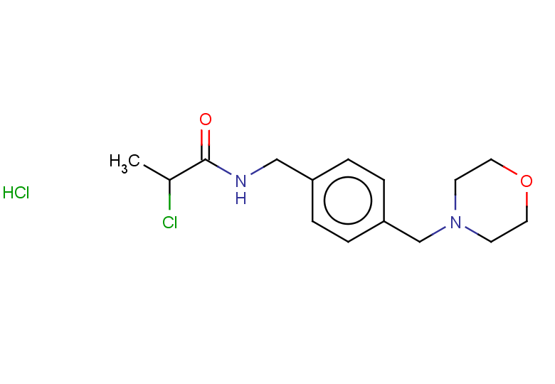 2-chloro-N-{[4-(morpholin-4-ylmethyl)phenyl]methyl}propanamide hydrochloride