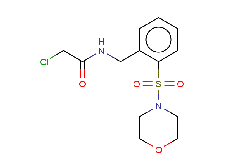 2-chloro-N-{[2-(morpholine-4-sulfonyl)phenyl]methyl}acetamide