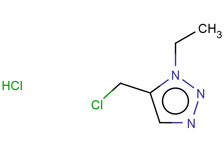 5-(chloromethyl)-1-ethyl-1H-1,2,3-triazole hydrochloride