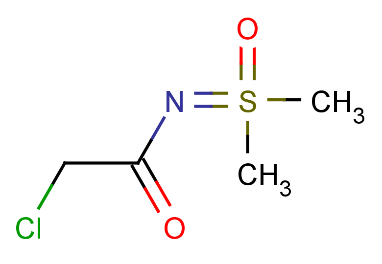 2-chloro-N-[dimethyl(oxo)-lambda6-sulfanylidene]acetamide