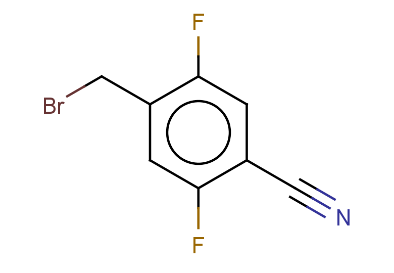 4-(bromomethyl)-2,5-difluorobenzonitrile