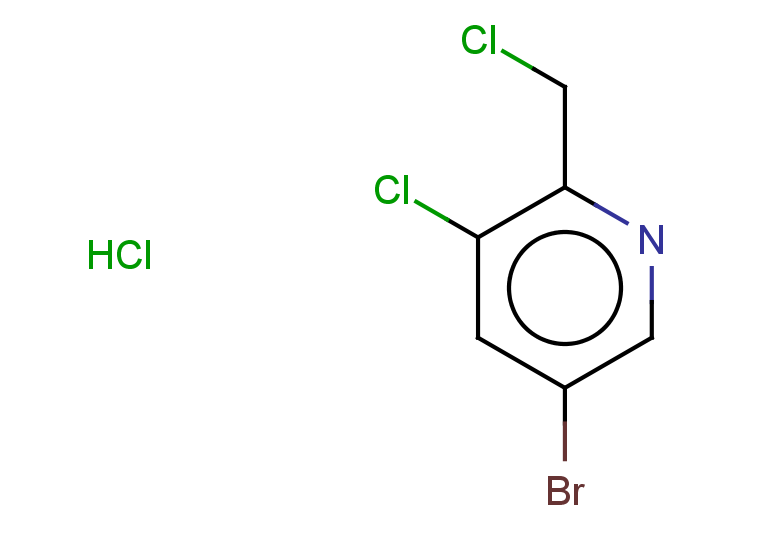 5-bromo-3-chloro-2-(chloromethyl)pyridine hydrochloride