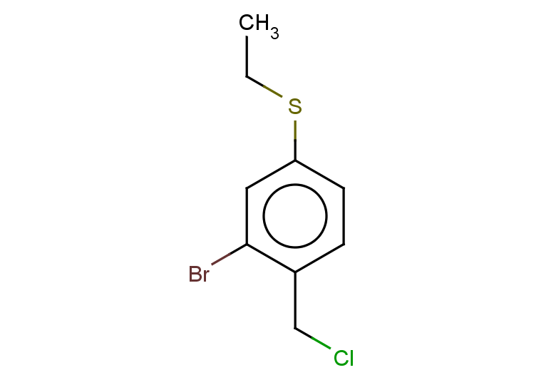 2-bromo-1-(chloromethyl)-4-(ethylsulfanyl)benzene