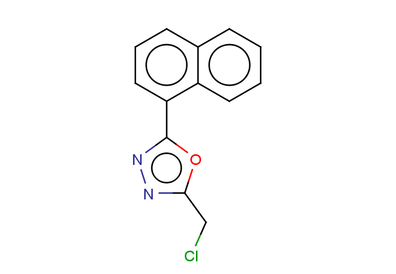 2-(chloromethyl)-5-(naphthalen-1-yl)-1,3,4-oxadiazole