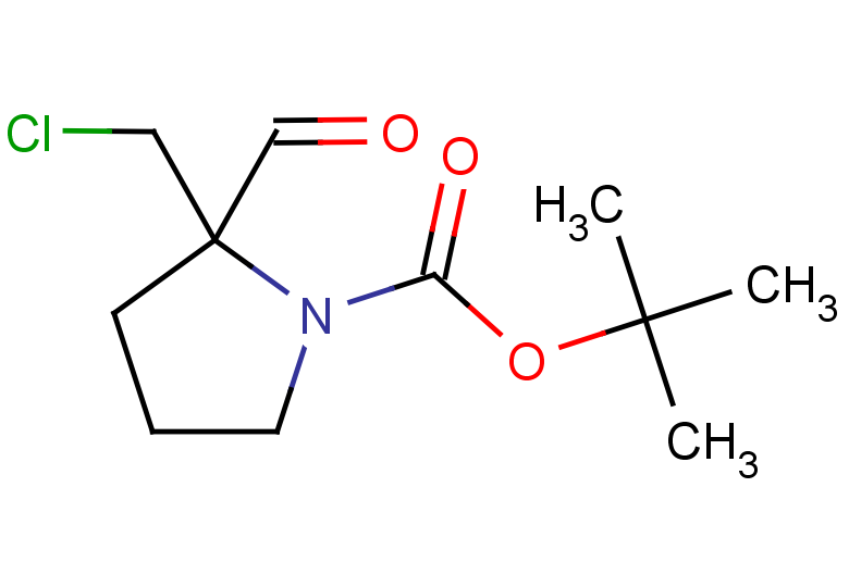 tert-butyl 2-(chloromethyl)-2-formylpyrrolidine-1-carboxylate