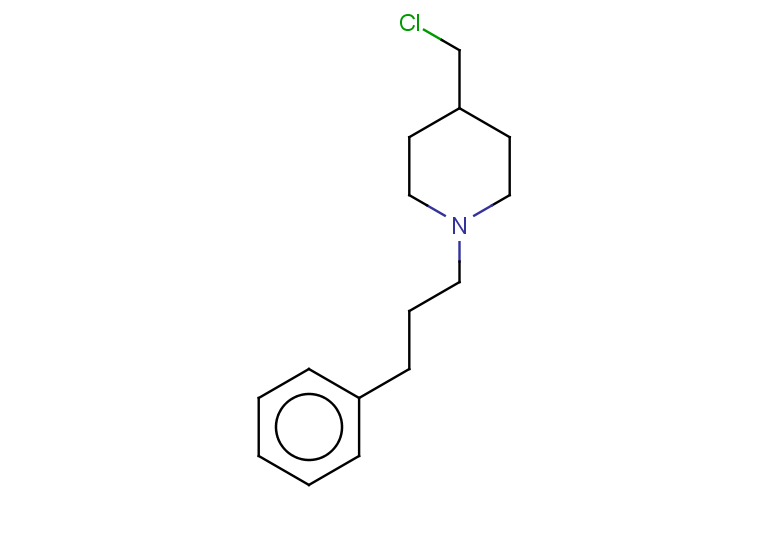 4-(chloromethyl)-1-(3-phenylpropyl)piperidine