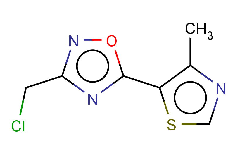 3-(chloromethyl)-5-(4-methyl-1,3-thiazol-5-yl)-1,2,4-oxadiazole