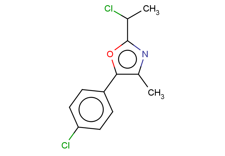 2-(1-chloroethyl)-5-(4-chlorophenyl)-4-methyl-1,3-oxazole