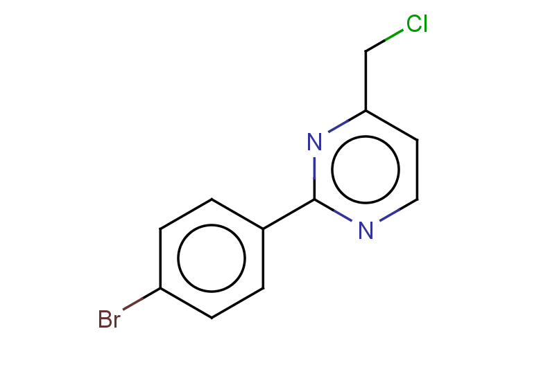 2-(4-bromophenyl)-4-(chloromethyl)pyrimidine