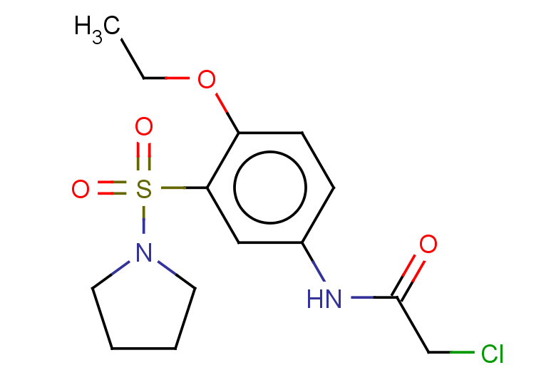 2-chloro-N-[4-ethoxy-3-(pyrrolidine-1-sulfonyl)phenyl]acetamide