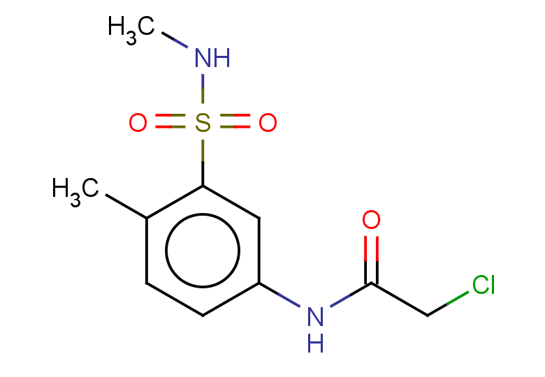 2-chloro-N-[4-methyl-3-(methylsulfamoyl)phenyl]acetamide