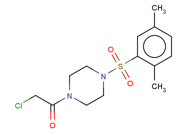 2-chloro-1-[4-(2,5-dimethylbenzenesulfonyl)piperazin-1-yl]ethan-1-one