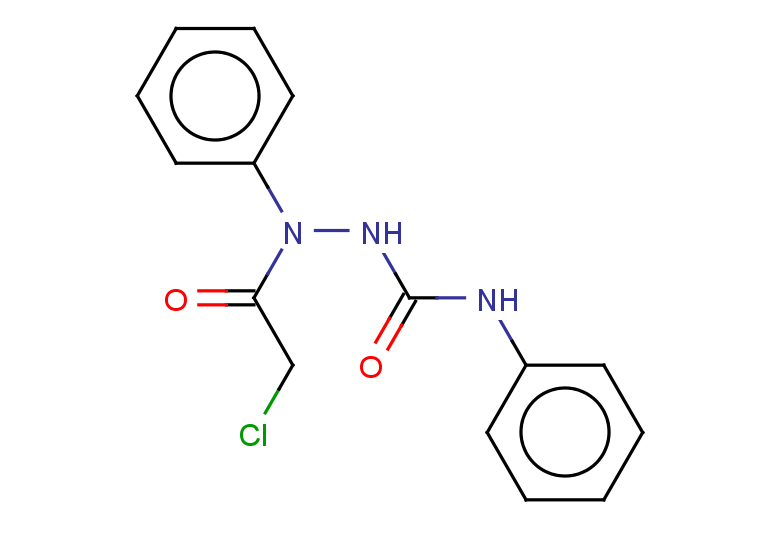 2-chloro-N-phenyl-N-[(phenylcarbamoyl)amino]acetamide