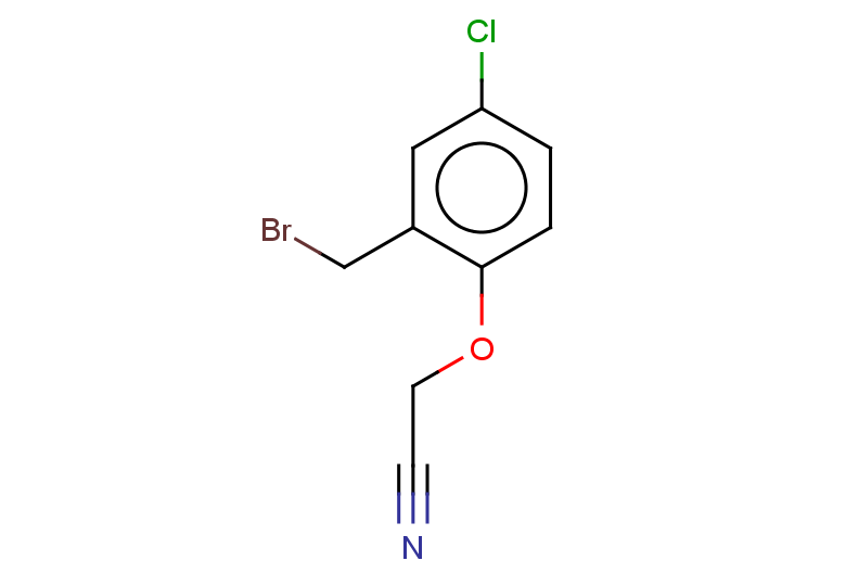 2-[2-(bromomethyl)-4-chlorophenoxy]acetonitrile