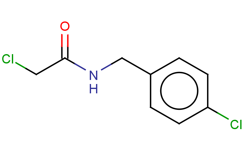 2-chloro-N-[(4-chlorophenyl)methyl]acetamide