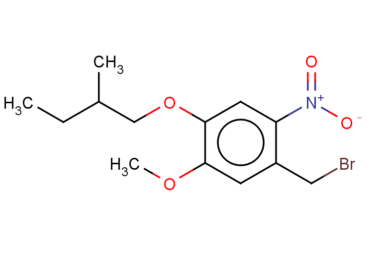 1-(bromomethyl)-5-methoxy-4-(2-methylbutoxy)-2-nitrobenzene