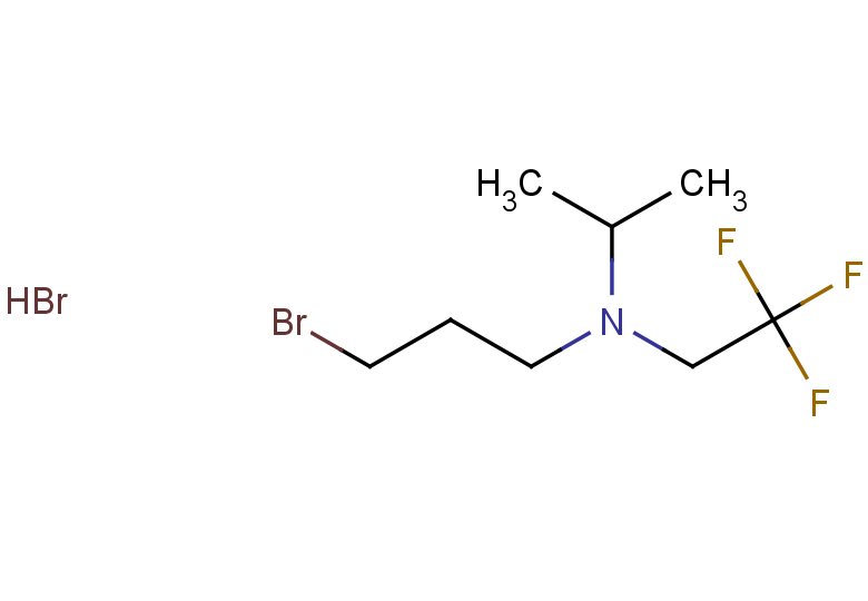 (3-bromopropyl)(propan-2-yl)(2,2,2-trifluoroethyl)amine hydrobromide