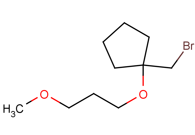 1-(bromomethyl)-1-(3-methoxypropoxy)cyclopentane