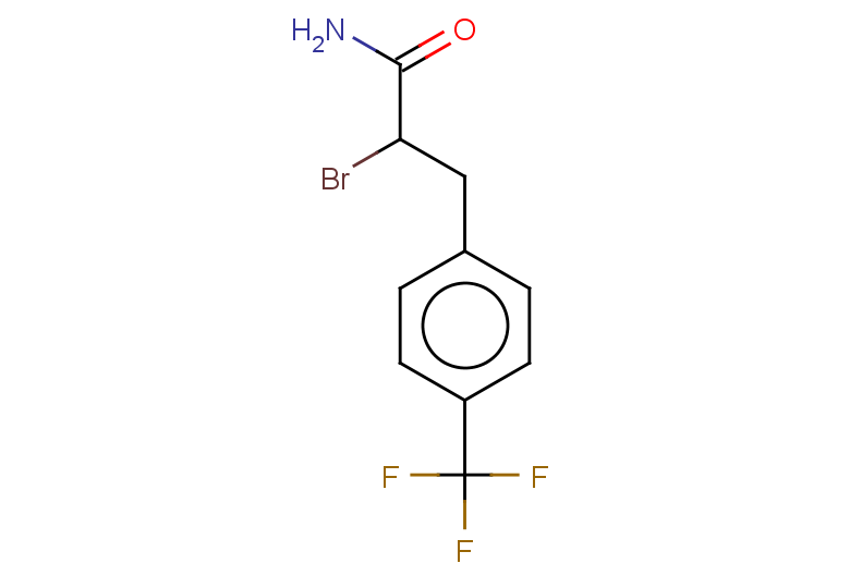 2-bromo-3-[4-(trifluoromethyl)phenyl]propanamide
