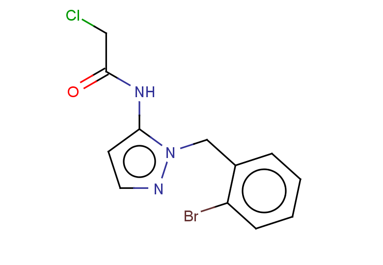 N-{1-[(2-bromophenyl)methyl]-1H-pyrazol-5-yl}-2-chloroacetamide