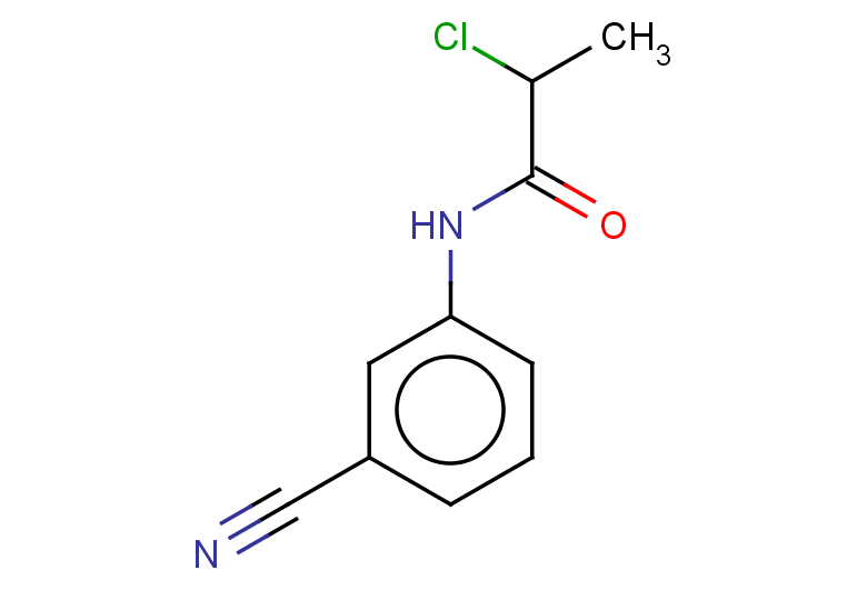 2-chloro-N-(3-cyanophenyl)propanamide