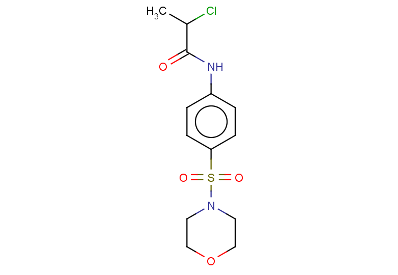 2-chloro-N-[4-(morpholine-4-sulfonyl)phenyl]propanamide