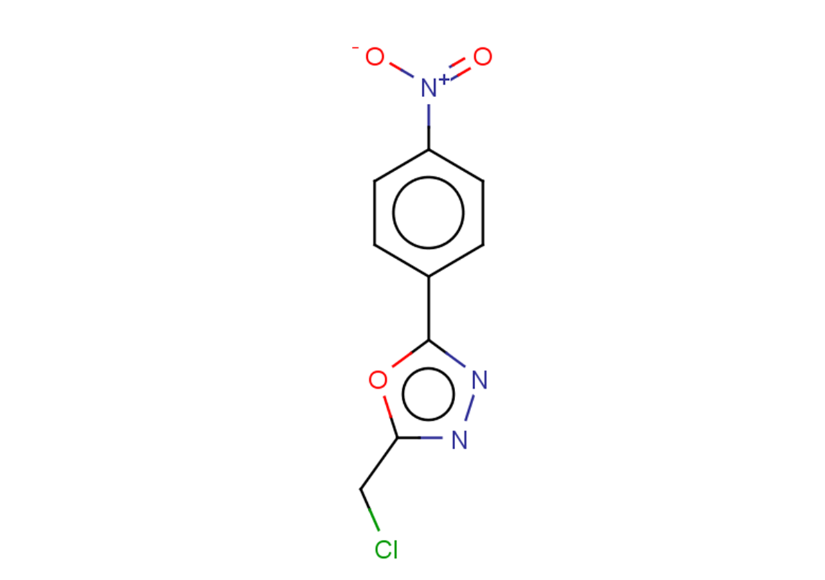 2-(chloromethyl)-5-(4-nitrophenyl)-1,3,4-oxadiazole