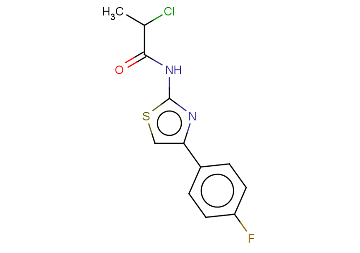 2-chloro-N-[4-(4-fluorophenyl)-1,3-thiazol-2-yl]propanamide