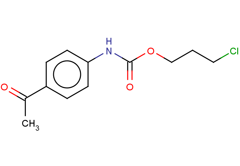 3-chloropropyl N-(4-acetylphenyl)carbamate