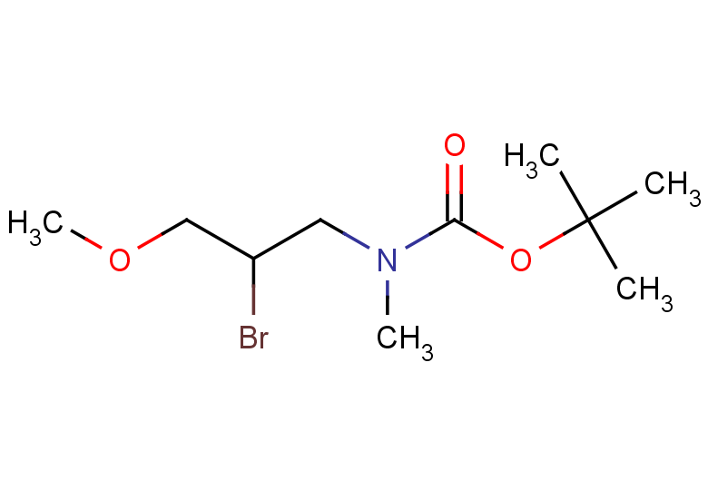 tert-butyl N-(2-bromo-3-methoxypropyl)-N-methylcarbamate