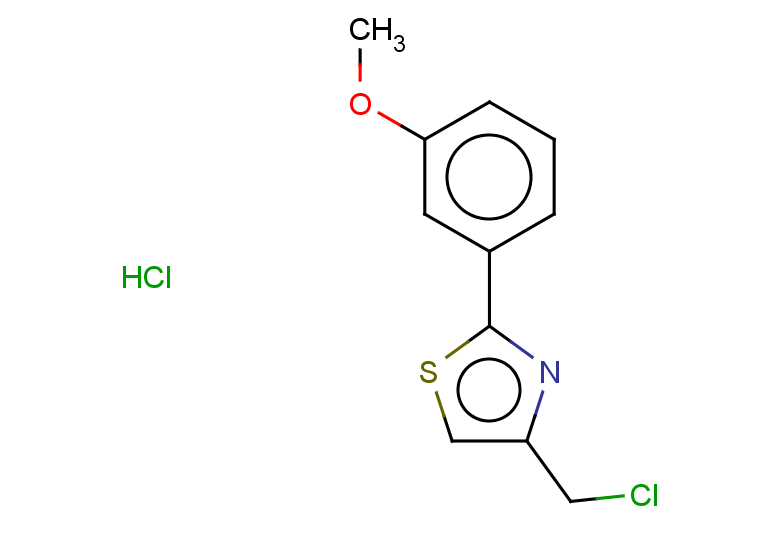 4-(chloromethyl)-2-(3-methoxyphenyl)-1,3-thiazole hydrochloride