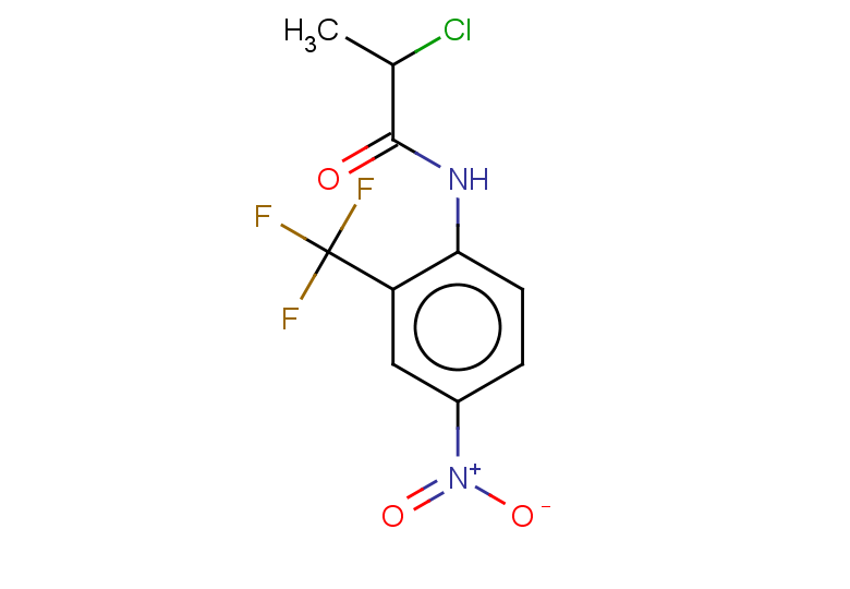 2-chloro-N-[4-nitro-2-(trifluoromethyl)phenyl]propanamide