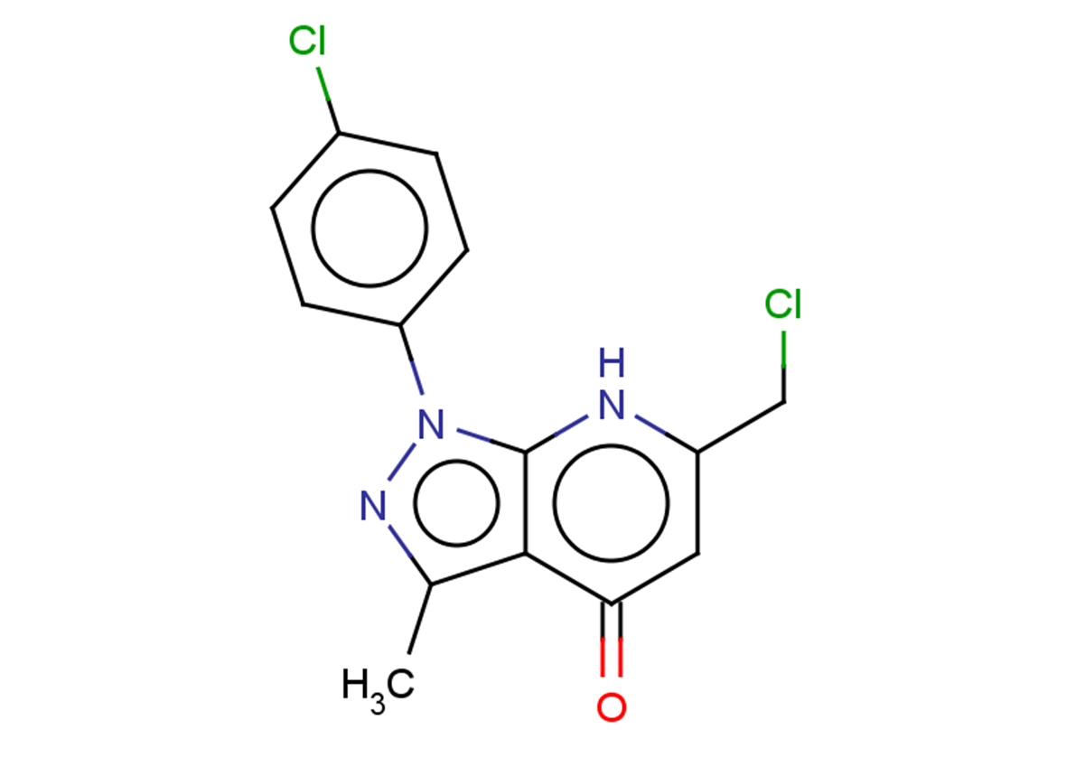 6-(chloromethyl)-1-(4-chlorophenyl)-3-methyl-1H,4H,7H-pyrazolo[3,4-b]pyridin-4-one