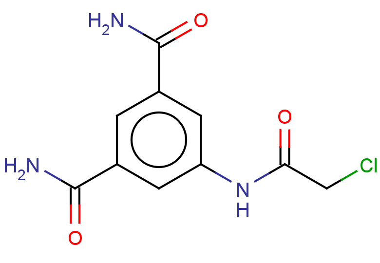 5-(2-chloroacetamido)benzene-1,3-dicarboxamide