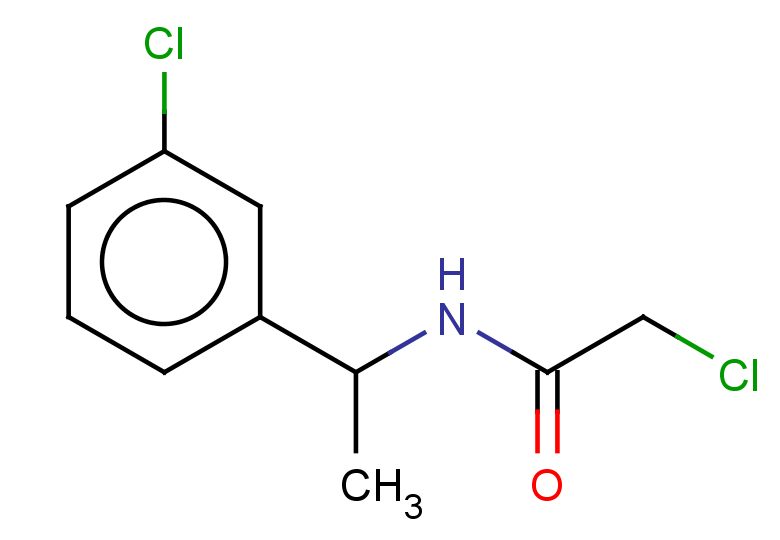 2-chloro-N-[1-(3-chlorophenyl)ethyl]acetamide