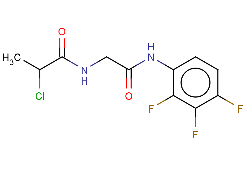 2-chloro-N-{[(2,3,4-trifluorophenyl)carbamoyl]methyl}propanamide