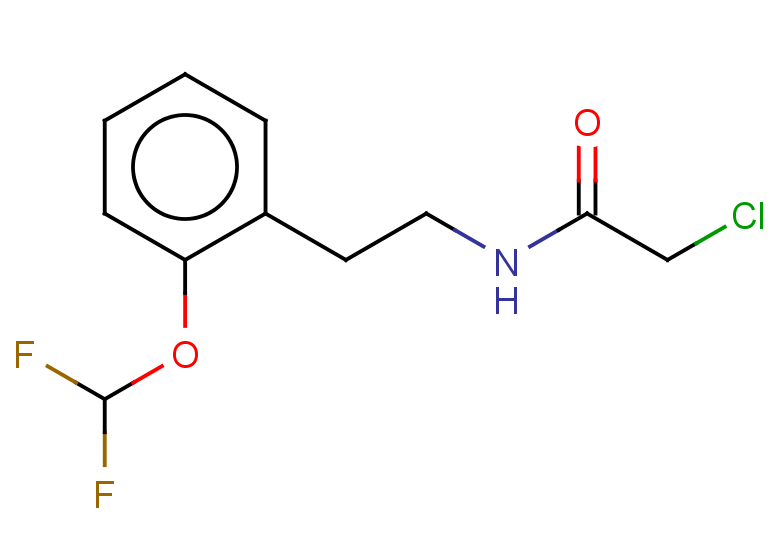 2-chloro-N-{2-[2-(difluoromethoxy)phenyl]ethyl}acetamide