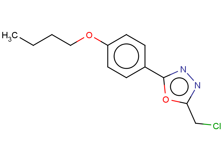 2-(4-butoxyphenyl)-5-(chloromethyl)-1,3,4-oxadiazole