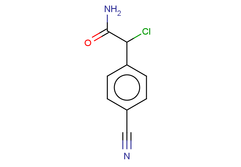 2-chloro-2-(4-cyanophenyl)acetamide