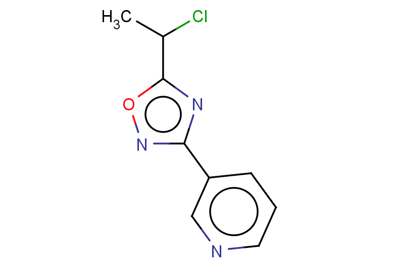 3-[5-(1-chloroethyl)-1,2,4-oxadiazol-3-yl]pyridine
