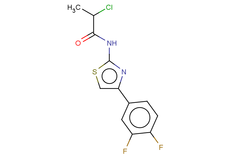 2-chloro-N-[4-(3,4-difluorophenyl)-1,3-thiazol-2-yl]propanamide