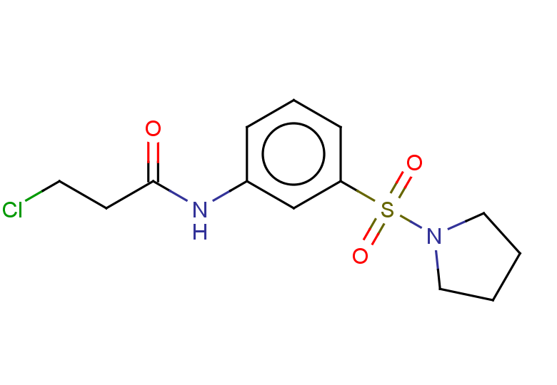 3-chloro-N-[3-(pyrrolidine-1-sulfonyl)phenyl]propanamide