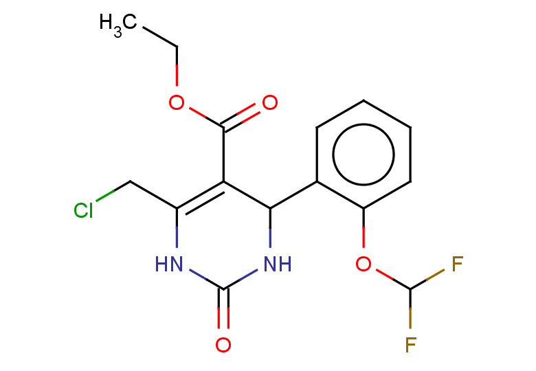 ethyl 6-(chloromethyl)-4-[2-(difluoromethoxy)phenyl]-2-oxo-1,2,3,4-tetrahydropyrimidine-5-carboxylate