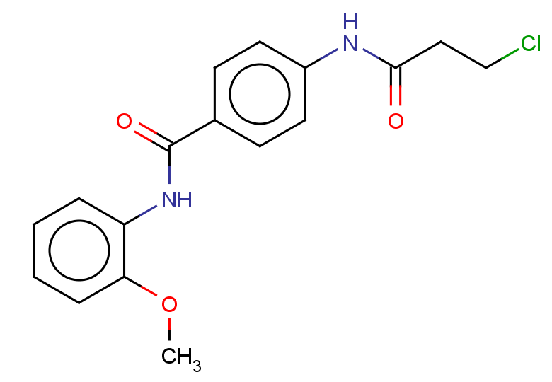 4-(3-chloropropanamido)-N-(2-methoxyphenyl)benzamide