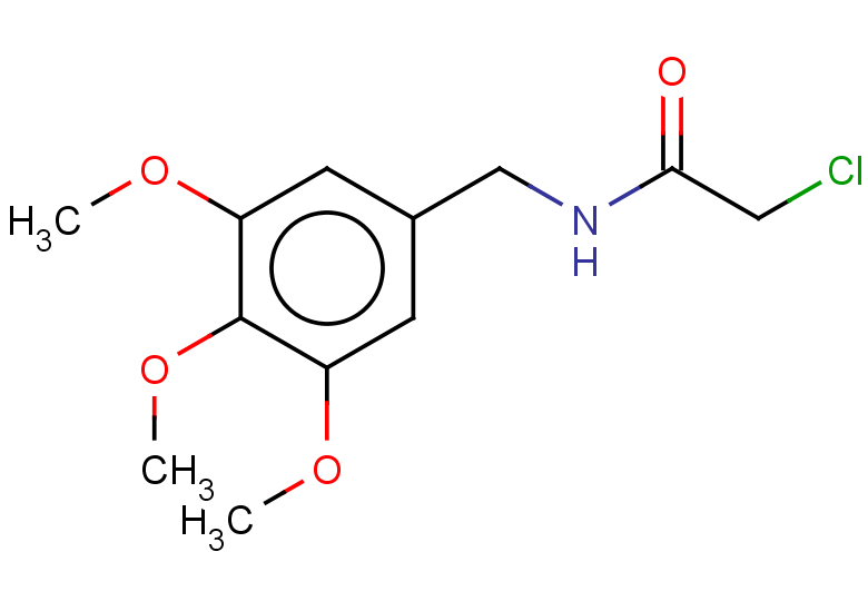 2-chloro-N-[(3,4,5-trimethoxyphenyl)methyl]acetamide