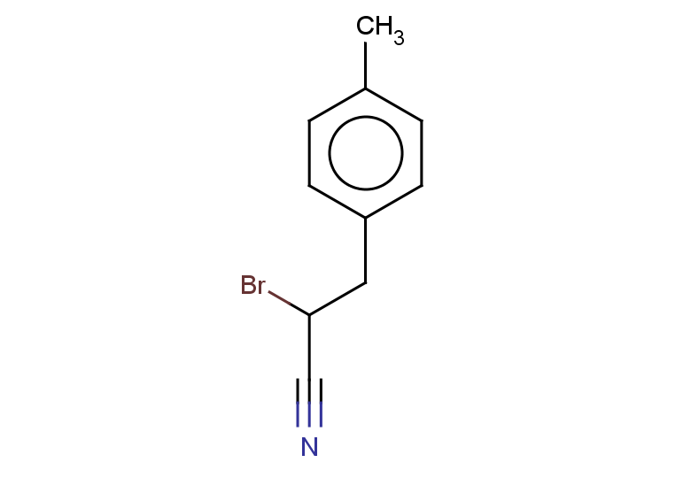 2-bromo-3-(4-methylphenyl)propanenitrile