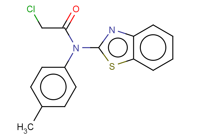 N-(1,3-benzothiazol-2-yl)-2-chloro-N-(4-methylphenyl)acetamide