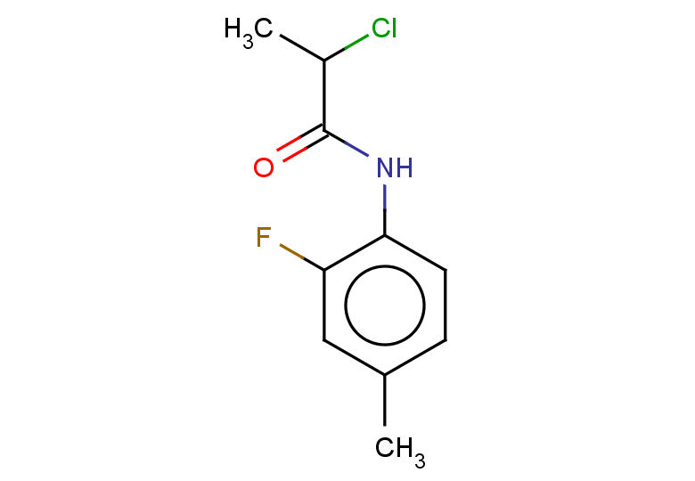 2-chloro-N-(2-fluoro-4-methylphenyl)propanamide